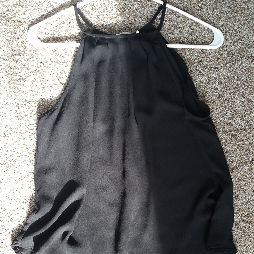 Black tank blouse